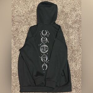 shien size L Black and white moon hoodie (fits like a m)